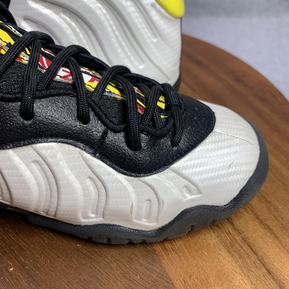 Nike Little Posite One Motorsport Foamposite Size 4Y Athletic Shoes DJ5797-100 - Picture 12 of 16